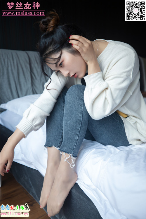 [MSLASS梦丝女神] NO.068-雨晨 牛仔裤的裤里丝【56P/377M】