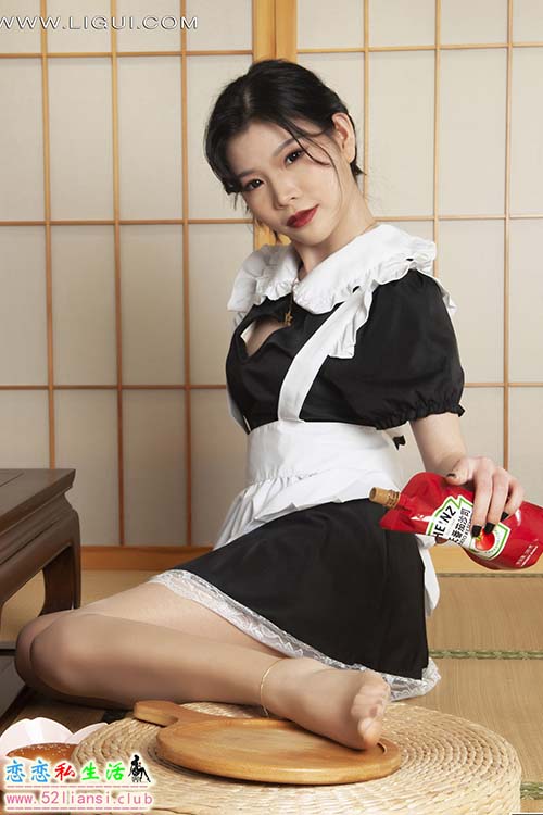 [Ligui丽柜] 2023.04.24《肉丝汉堡》橙子【66P/55M】