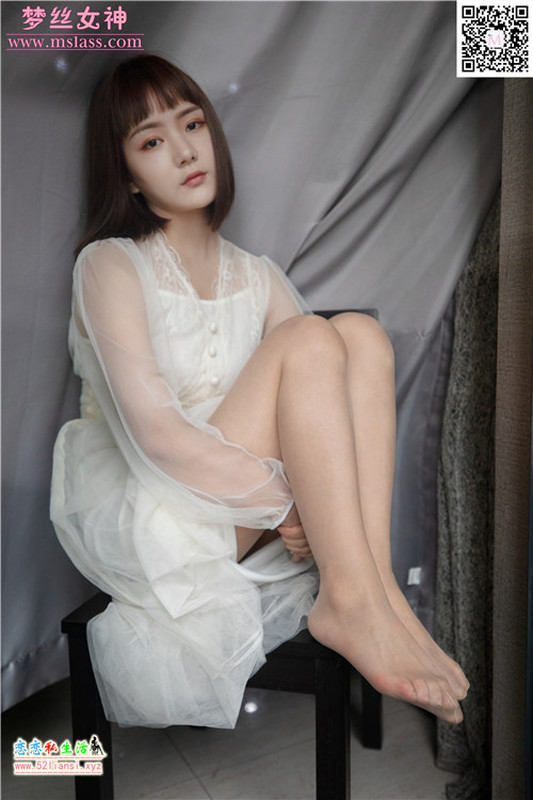 [MSLASS梦丝女神] NO.074-莎莎 透明白纱裙【67P/598M】