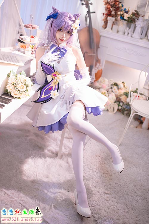 [美图精选]975-艾西Aiwest -刻晴花嫁【40P/86M】