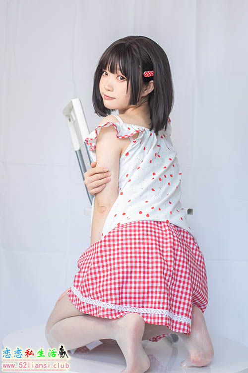 [美图精选]280-神沢永莉-粉色格子裙【19P/47M】