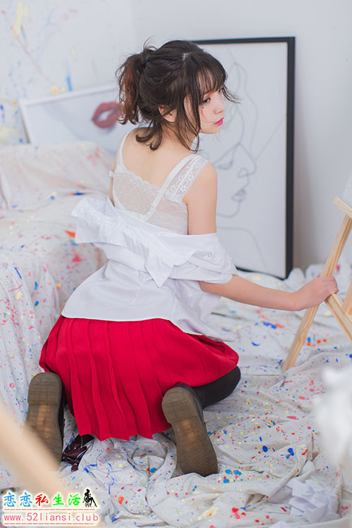 [疯猫ss]NO.011 画室JK【23P/172M】