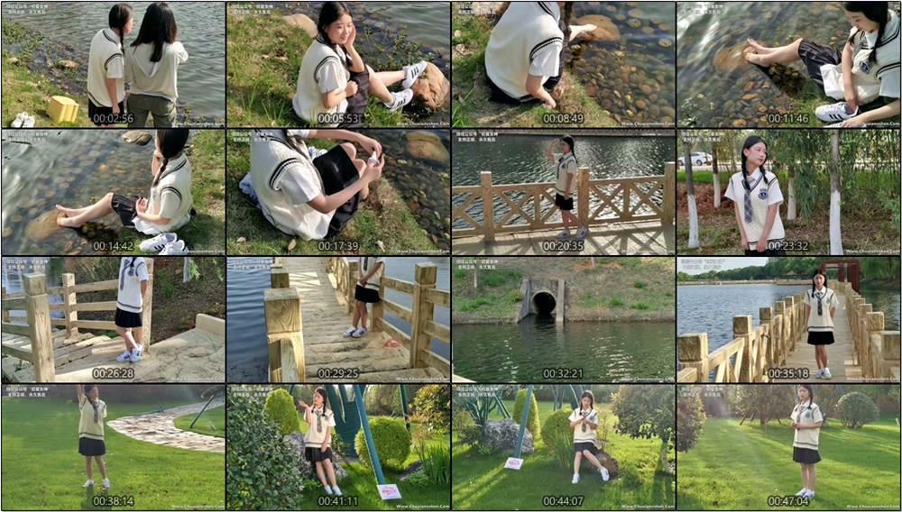[初夏女神]029期 念念~春秋JK套搭配三叶草贝壳头鞋(带视频)【115P+1V/4.92G】