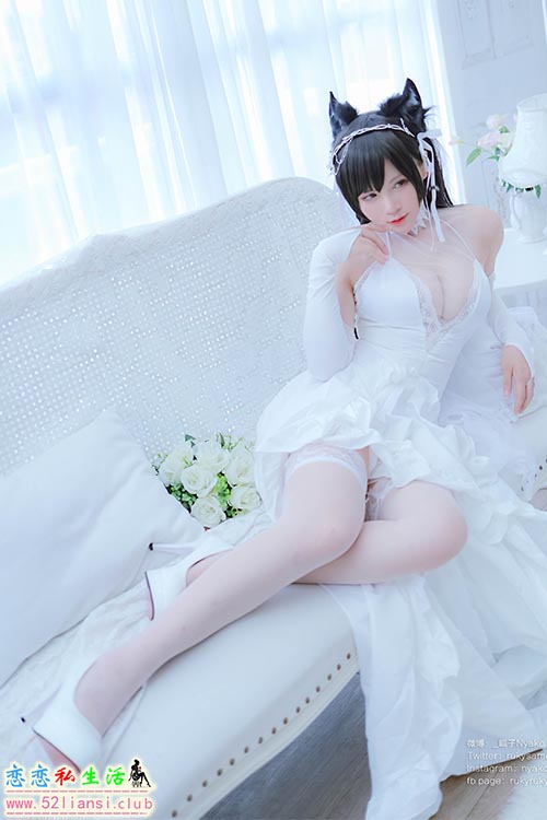 [美图精选]312-Nyako喵子-爱宕婚纱【62P/192M】