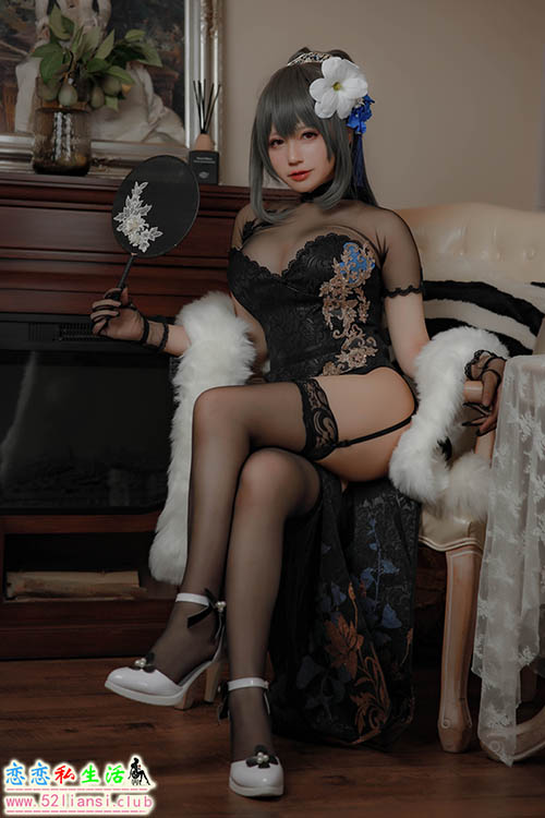 [美图精选]296-Nyako喵子-路易九世旗袍【48P/155M】