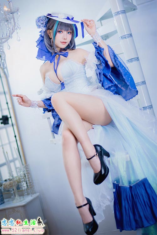 [美图精选]609-Ely_eee(ElyEE子)-Cheshire Dress 柴郡礼服【25P+1V/103M】
