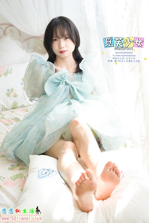 [觅芙少女]NO.033 小婉-袭蓝色纱裙构筑今晚浪漫的梦境(带视频)【251P+1V/5.61G】