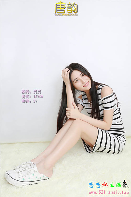 [唐韵] P0085 灵灵 帆布鞋美足【12P】