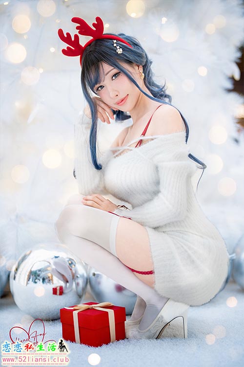[美图精选]1076-Hane Ame 雨波-Original 2023 White Christmas Moose Onesan【36P/88M】