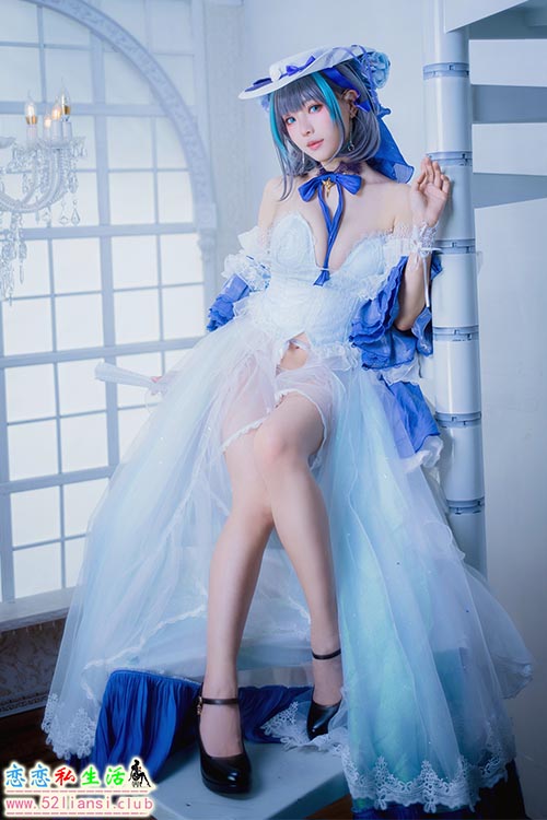 [美图精选]609-Ely_eee(ElyEE子)-Cheshire Dress 柴郡礼服【25P+1V/103M】