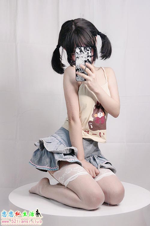[美图精选]526-神沢永莉-绫蛋糕裙吊带袜汐【22P/60M】