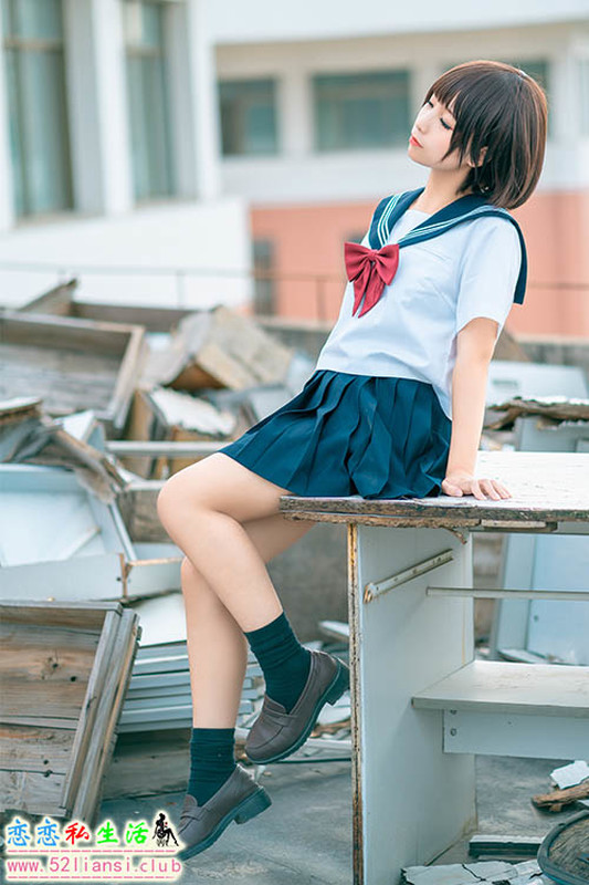 [喵糖映画] 裙美 JKL.021 天台JK制服【33P/512M】