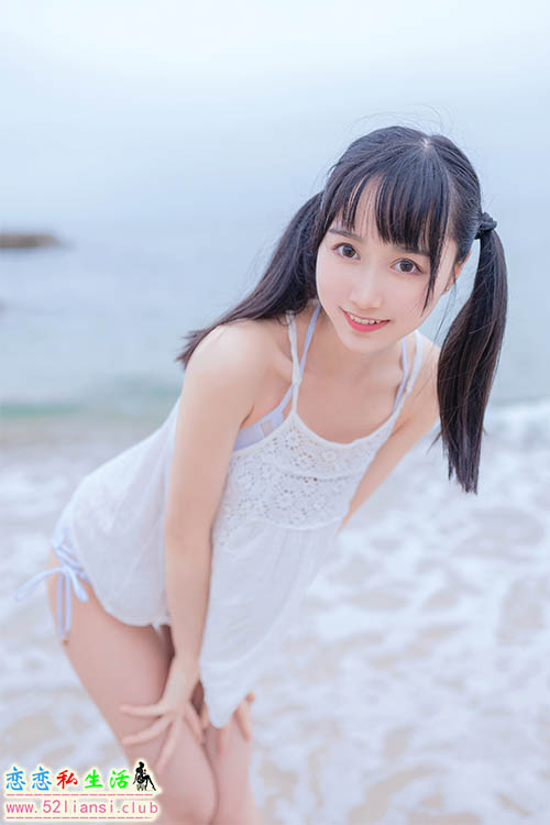 [木绵绵OwO] 31- 海边白色比基尼【30P/133M】
