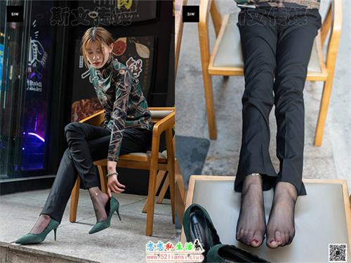 [SIW斯文传媒]31 欧版翠绿印花高领长袖打底衫 – 新芳【67P/58M】