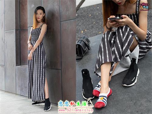 [物恋传媒] No.048 潮不潮,先看脚,潮妹驾驭袜子鞋,街拍也要不服输~可爱小棉袜（带视频）【149P+1V/1.05G】视频下载