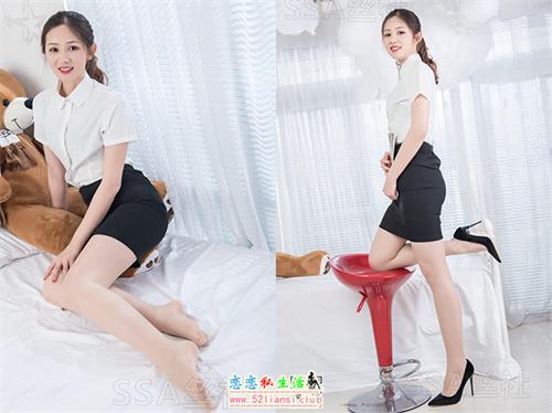 [SSA丝社] 087 甜美前台的肉丝职业装【99P/64M】视频下载