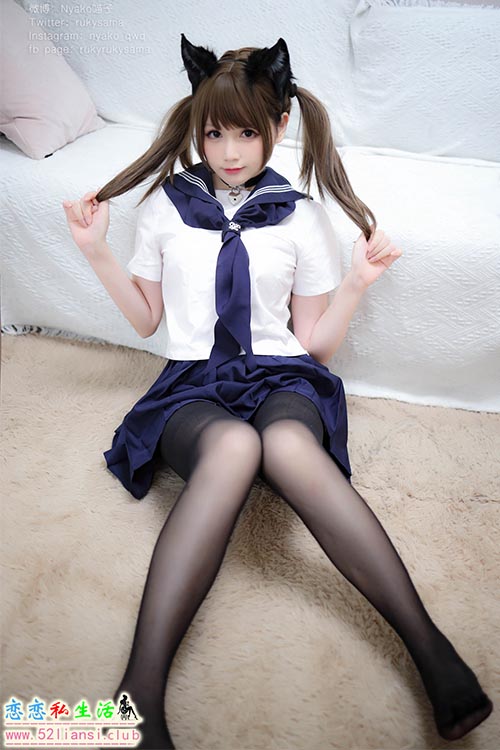 [美图精选]556-Nyako喵子-水手服【67P+5V/310M】