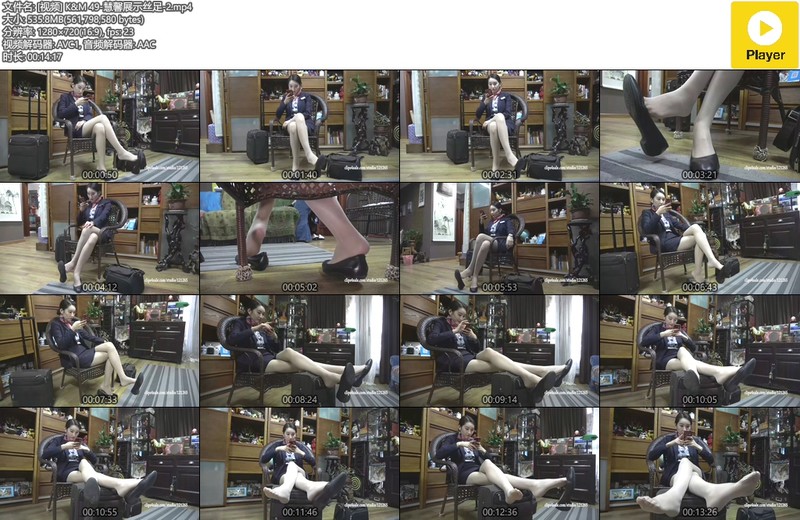 [视频] K&M 49-慧馨展示丝足-2【14min/536M】