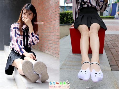 [MZSOCK]爱美足018 落落Vans 灰色棉袜【132P/31M】视频下载
