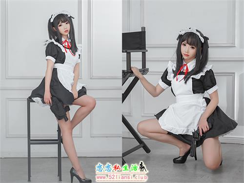 [面饼仙儿] NO.059 左轮女仆【15P/124M】