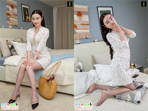 [IESS异思趣向] 丝享家701：喵喵 – 深V蕾丝裙 [91P]视频下载