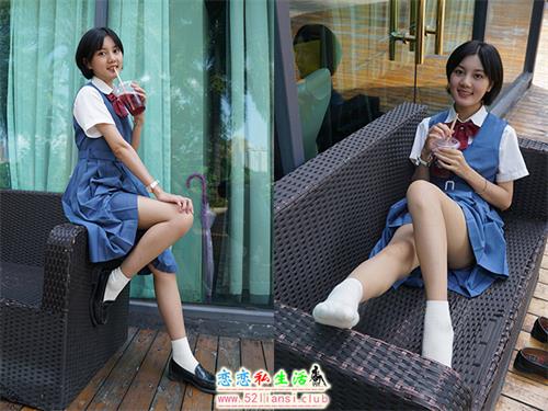 MussGirl慕丝女郎,丝足,制服,棉袜