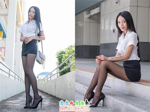 [街拍丝足]218-施绍婷 OL 丝袜高跟美腿外拍【24P/26M】视频下载