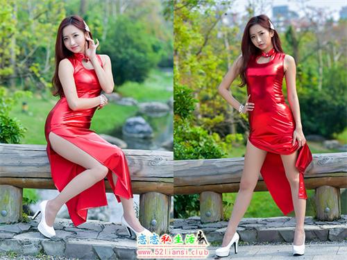 [街拍丝足]172-名婷 高衩长裙高跟丝袜美腿【103P/368M】视频下载