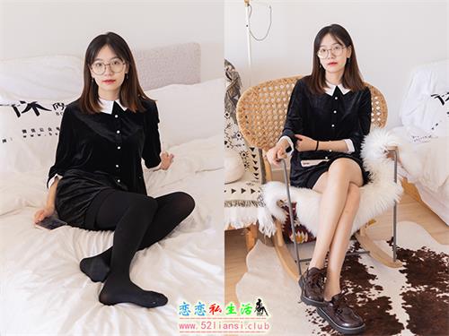 [袜啵啵] 053期 小甜豆-皮鞋、厚黑丝、黑色蕾丝船袜(带视频)【143P+1V/7.91G】视频下载
