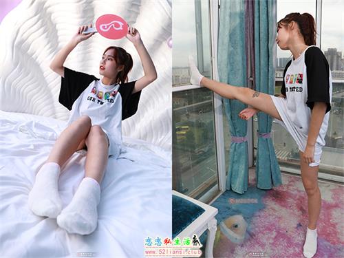 [MZSOCK]爱美足022 曼妮 白棉袜彩色趾甲盖儿【128P/30M】视频下载