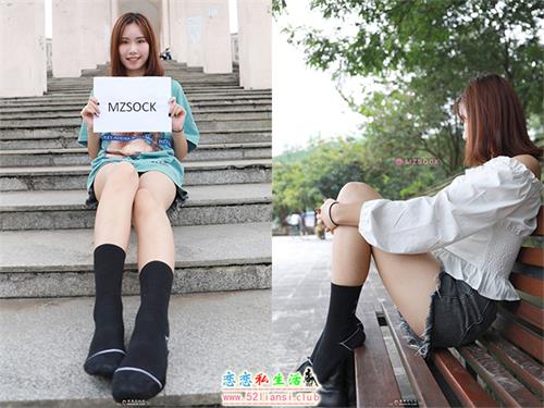 [MZSOCK]爱美足010 曼妮 黑色筒袜【132P/30M】视频下载