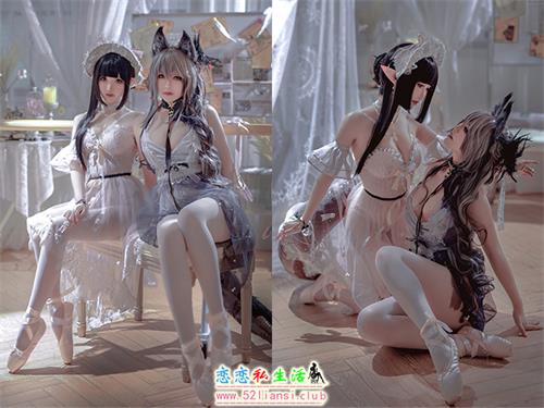 [美图精选]445-面饼仙儿&半半子-Arknights 黑x森蚺バレエ【56P/100M】视频下载