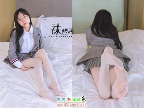 [袜啵啵] 202期 稚予-皮鞋、白色蕾丝丝袜、ol风(带视频)【140P+1V/5.9G】视频下载