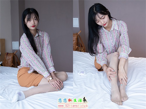 [袜啵啵] 008期 涵涵-帆布鞋、白色短棉袜、肉丝-常规加长版(带视频)【139P+1V/3.94G】视频下载