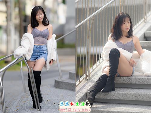 [街拍丝足]215-YoYo 牛仔短裤长靴【109P/105M】视频下载
