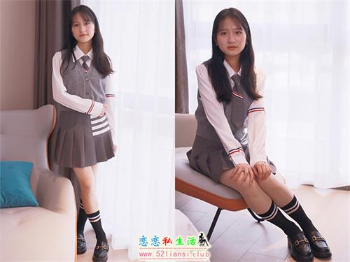 [初夏女神]003期 沙沙~王心凌同款JK搭配JK小黑皮鞋(带视频)【136P+1V/5.25G】视频下载