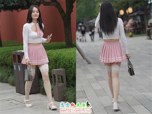 魔镜街拍,丝足,白丝,街拍