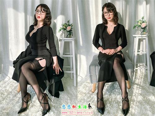 [美图精选]434-皮皮奶可可爱了啦-黑色OL【120P/161M】视频下载