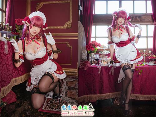 [美图精选]816-Ely_eee(ElyEE子)-Hoshou Marine Maid【29P/100M】视频下载