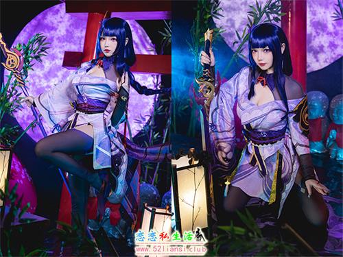 [美图精选]915-雪晴Astar-雷电将军【62P/118M】视频下载