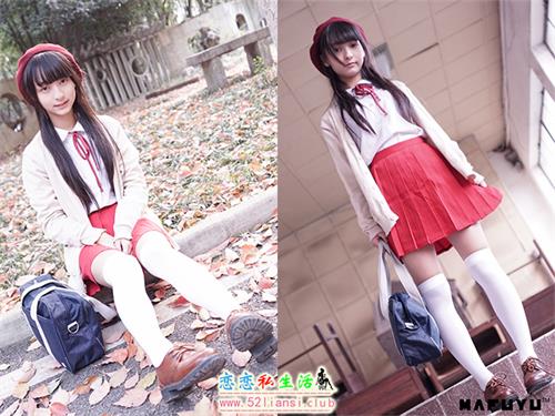 [神楽板真冬] VOL.001 红JK白过膝系列【112P/1.27G】视频下载