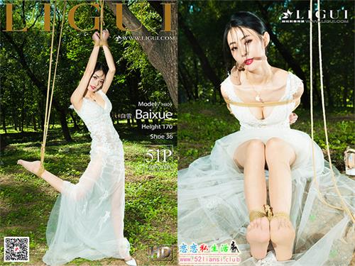[Ligui丽柜] 2020.10.16《郊野无助的挣扎》白雪【52P/108M】视频下载