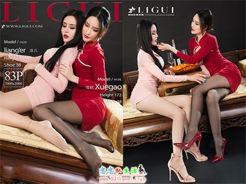 [Ligui丽柜] 2021.01.01《双生花- 浪漫迎新年》雪糕&凉儿【84P/108M】视频下载