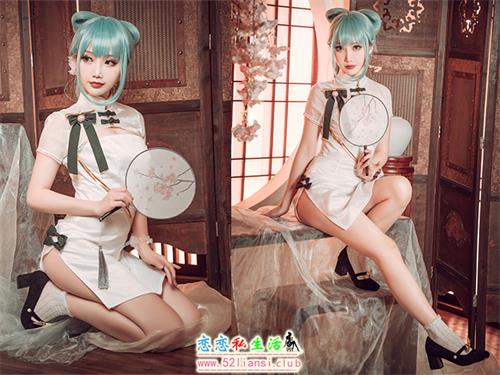 [面饼仙儿] NO.076 初音旗袍【28P/514M】