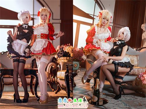 [面饼仙儿] NO.080 半半子 Claudius x Kyrielight Maid【21P/224M】