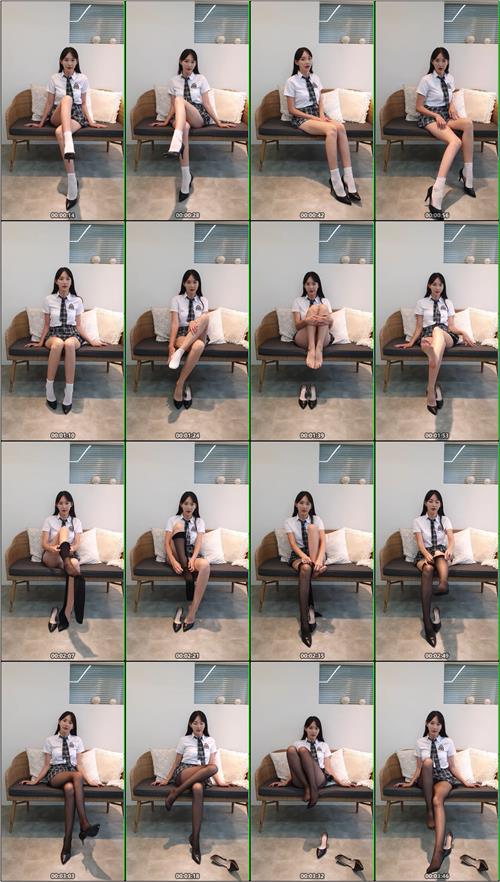 [油管精选] 046-혜민원-校服白棉袜黑丝cos【4min/62M】