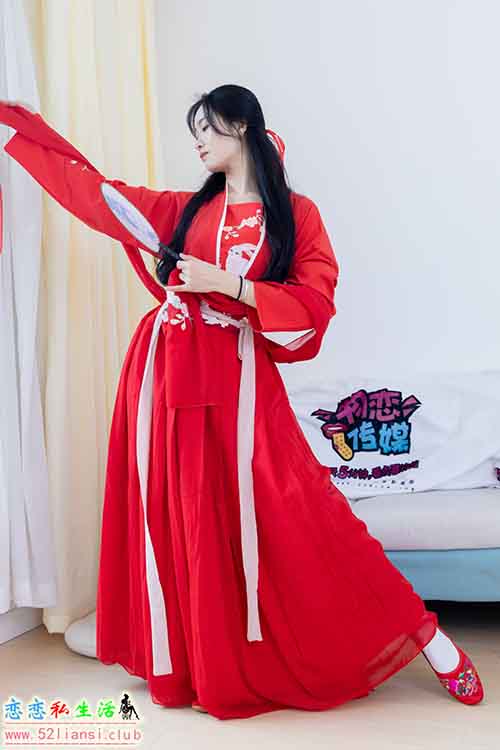 [物恋传媒] No.2328 绒绒-汉服、布鞋、白棉袜-打底、红色船袜-叠穿(带视频)【174P+1V/5.43G】
