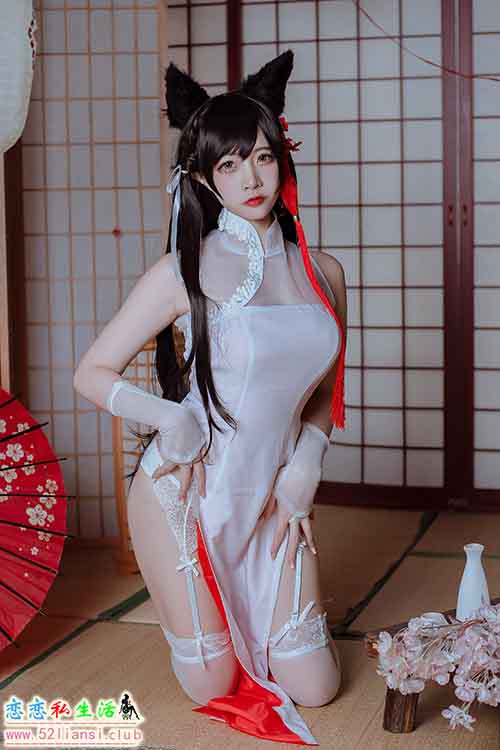 [美图精选]1832-二佐Nisa-犬之眷 碧蓝航线 爱宕旗袍【18P/49M】