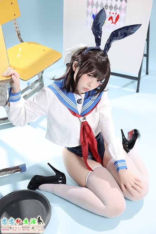 [美图精选]1679-G44不会受伤-水手服兔女郎咖啡厅【27P/105M】