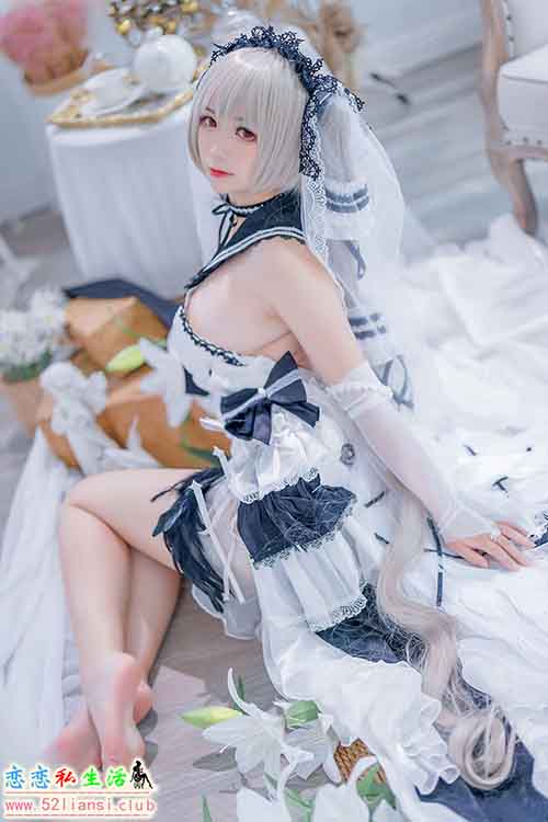 [美图精选]1828-樱落酱w-碧蓝航线 可畏礼服【20P/34M】